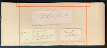 Load image into Gallery viewer, 1870 Charles Dickens Handwriting + 3 Different 1800's Authors Autographs JSA LOA