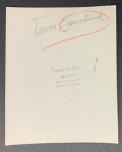 Load image into Gallery viewer, 1963 Red Wings NHL Hockey Detroit Free Press Photo Terry Sawchuk Vintage