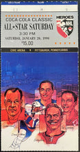 Load image into Gallery viewer, 1990 NHL All Star Hockey Program Ballot Ticket Cover Brett Hull St Louis Blues