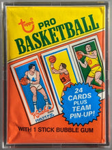 Load image into Gallery viewer, 1980 Topps Basketball Factory Sealed Wax Pack NBA Cards PSA NM-MT 8 Bird Magic