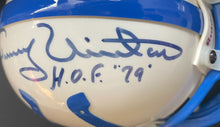 Load image into Gallery viewer, Johnny Unitas Lenny Moore Autographed Signed Colts Mini Helmet NFL Beckett LOA