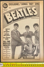 Load image into Gallery viewer, 1964 Vintage The Beatles Very Rare Song Book With Pictures Bios Arrangements