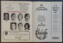 Load image into Gallery viewer, 1976 Winnipeg Arena WHA Hockey Program Jets vs San Diego Mariners Bobby Hull