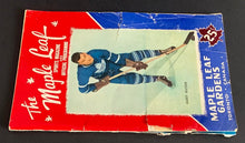 Load image into Gallery viewer, 1947 Maple Leaf Gardens NHL Hockey Program Leafs vs Montreal Canadiens Watson
