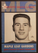 Load image into Gallery viewer, 1960 Maple Leaf Gardens Program Montreal Canadiens vs Toronto Maple Leafs NHL
