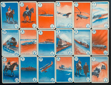 Load image into Gallery viewer, Vintage Card Game Speed c1930 45 Cards + Box + Booklet Historical Images