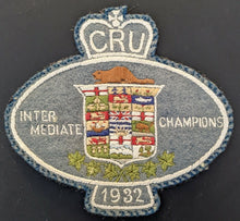 Load image into Gallery viewer, 1932 Canadian Rugby Union Intermediate Champions Patch St. Thomas Tigers VTG