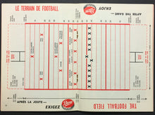 Load image into Gallery viewer, 1955 CFL Football Big Four Yearbook Media Guide French / English Vintage Argos