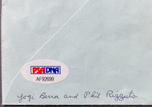 Load image into Gallery viewer, 1979 Yogi Berra Phil Rizzuto Signed Cachet Seattle New York Yankees MLB PSA