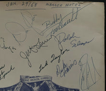 Load image into Gallery viewer, 1968 Hickock Awards 22 Autographs Program + Cufflinks Yastrzemski Willie Pep