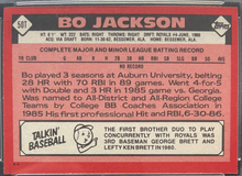 Load image into Gallery viewer, 1986 Topps Traded #50T Bo Jackson Autographed MLB Baseball Card Signed PSA