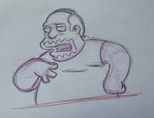 Load image into Gallery viewer, Original The Simpsons Production Art Comic Book Guy "My Big Fat Geek Wedding"