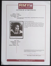 Load image into Gallery viewer, 1975 Rocky Horror Picture Show Tim Curry Studio Photo Frank Furter Costume LOA