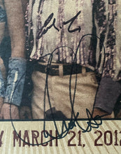 Load image into Gallery viewer, 2012 Signed Blackie And The Rodeo Kings Autographed Concert Poster + Ticket