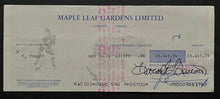 Load image into Gallery viewer, 1974 Maple Leaf Gardens Ballard Signed Cheque To Wrestling Promotor Tunney JSA