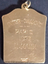 Load image into Gallery viewer, 1930 OHA Intermediate Hockey J. Ross Robertson Cup 10K Gold Medal Normie Mann