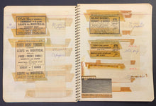 Load image into Gallery viewer, 1960 Toronto Maple Leaf Baseball Club Record Book + Newspaper Clippings + Ads