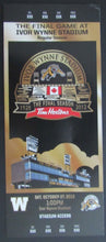 Load image into Gallery viewer, 2012 CFL Final Game Ivor Wynne Football Stadium Commemorative Ticket + Lanyard