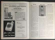 Load image into Gallery viewer, 1947 Boston Garden NHL Hockey Program Bruins vs Detroit Red Wings 6 Page Insert