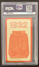 Load image into Gallery viewer, 1932 Lake Placid Winter Games Olympic Bleacher Season Ticket Red PSA EX-MT 6