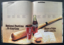 Load image into Gallery viewer, 1981 Atlanta Braves Autographed Signed Scorebook Baseball JSA Perry Montefusco