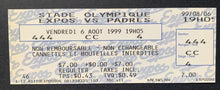 Load image into Gallery viewer, 1999 Tony Gwynn 3000th Hit Full Unused Montreal Expos Ticket MLB Baseball VTG