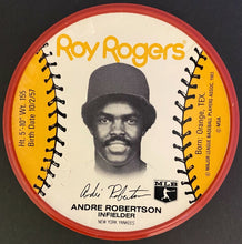 Load image into Gallery viewer, 1983 MLB Baseball New York Yankees Roy Rogers Promo Lids Full Set (12) Winfield