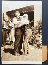 Load image into Gallery viewer, 1926 Ivan Poddubny Type 1 Photograph Famous Wrestler+Strongman Ilya Tolstoy LOA