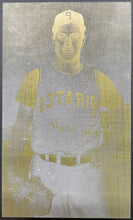 Load image into Gallery viewer, 1958 Harry Bright JD McCarthy Postcard Printing Block MLB Baseball Pirates Rare