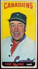 Load image into Gallery viewer, 1964-65 Vintage Montreal Canadiens Toe Blake Topps Tallboy NHL Hockey Card