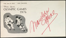 Load image into Gallery viewer, 1976 Olympic Winter Sports Hockey First Day Cover Autographed Marilyn Horne