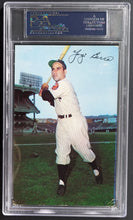 Load image into Gallery viewer, 1952 Yogi Berra Autographed Postcard Signed New York Yankees Baseball MLB PSA