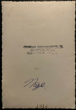 Load image into Gallery viewer, 1940s Signed Vintage MLB Baseball New York Giants Johnny Mize Autographed Photo