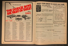 Load image into Gallery viewer, 1974 Comiskey Park MLB Baseball Program Chicago White Sox vs Oakland Athletics