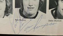 Load image into Gallery viewer, 1973 Toronto Toros 2nd WHA Hockey Game Program + Ticket Autographed Signed v NY