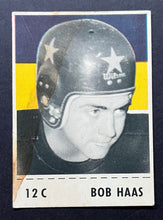 Load image into Gallery viewer, 1959 General Mills Wheaties CFL Football Bob Haas Winnipeg Blue Bombers