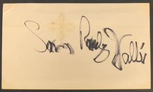 Load image into Gallery viewer, Rudy Vallee Signed Index Card Autographed Crooner Radio Host Bandleader