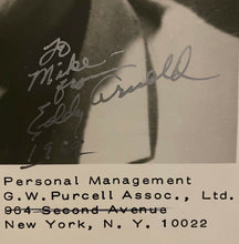 Load image into Gallery viewer, 1989 Signed Vintage Country Music Eddy Arnold Autographed Head Shot Retro