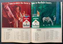 Load image into Gallery viewer, 1966 NFL Memorial Stadium Football Program Baltimore Colts v San Francisco 49ers