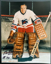 Load image into Gallery viewer, Vintage Signed WHA Toronto Toros Goaltender Les BInkley Autographed Photograph