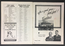 Load image into Gallery viewer, 1952 Kezar Stadium NFL Football Program San Francisco 49ers vs Chicago Cardinals
