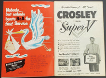 Load image into Gallery viewer, 1955 Maple Leaf Gardens Program Montreal Canadiens vs Toronto NHL Hockey Lumley