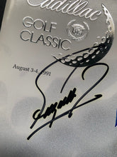 Load image into Gallery viewer, 1991 Cadillac Golf Classic Program Signed Arnold Palmer Fuzzy Loeller PGA LOA