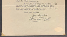 Load image into Gallery viewer, 1933 Conrad Nagel Signed Typed Letter Actor Television Radio Personality JSA