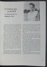 Load image into Gallery viewer, 1954 How To Play Championship Tennis By Hoad Trabert Sexias Mulloy Rosewall