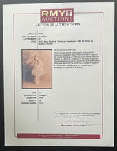 Load image into Gallery viewer, c1910 Mary Pickford Vintage Silver Gelatin Photo + Stamped Autograph Historic