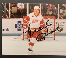 Load image into Gallery viewer, Mark Howe Detroit Red Wings Signed Little Caesars NHL Hockey Promo Autographed