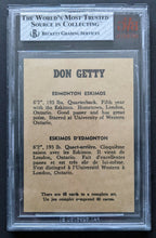 Load image into Gallery viewer, 1959 General Mills Wheaties CFL Football Don Getty Edmonton Eskimos Beckett 6