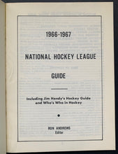 Load image into Gallery viewer, 1966-1967 National Hockey League 50th Anniversary Guide Book NHL Vintage
