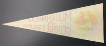 Load image into Gallery viewer, 1974 Muhammad Ali vs George Foreman Zaire Official Full Size Boxing Pennant